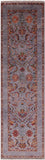 Grey Peshawar Handmade Wool Runner Rug - 2' 8" X 9' 9" - Golden Nile