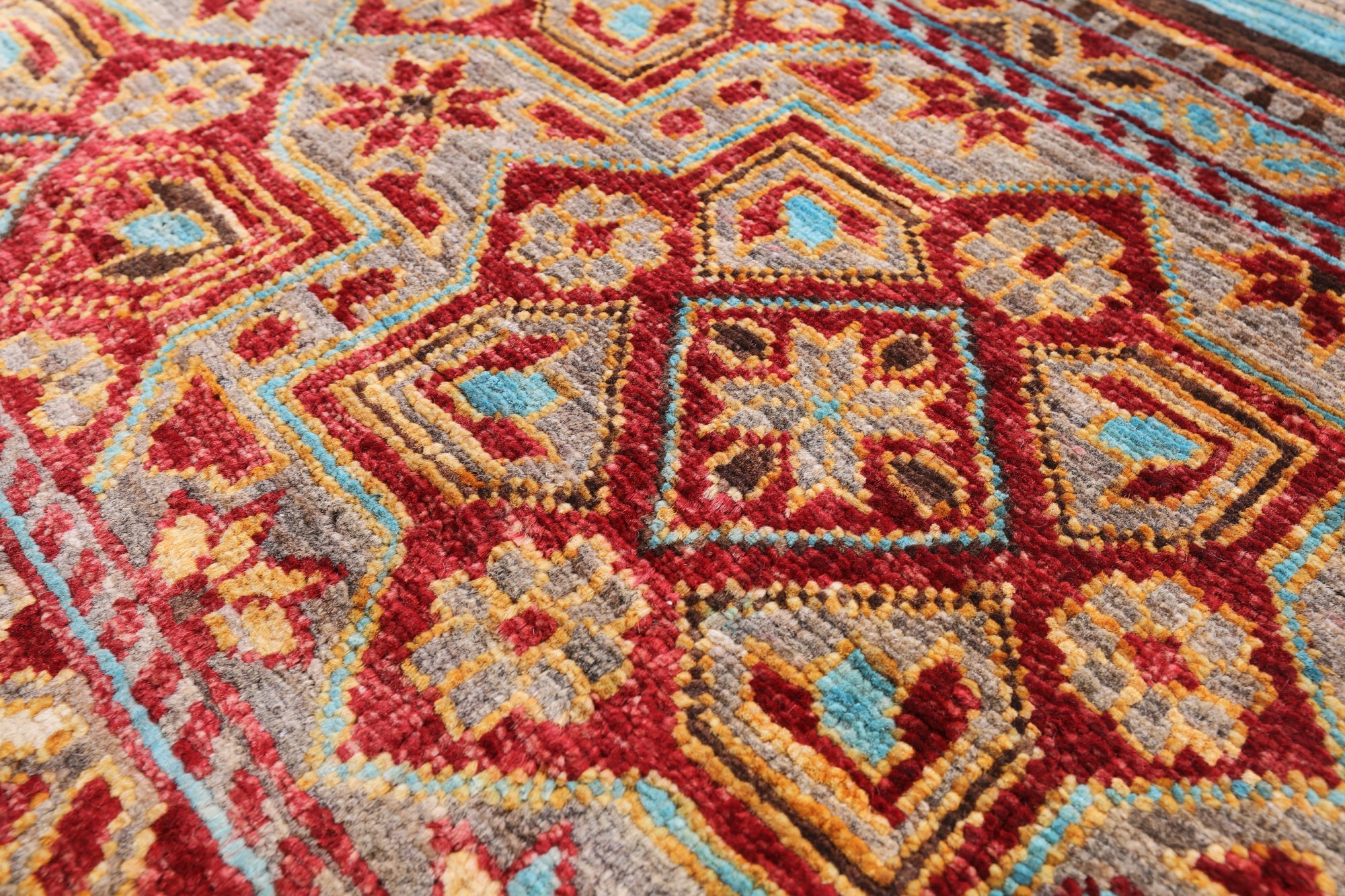 Khorjin Persian Gabbeh Handmade Wool Rug - 2' 9" X 4' 2" - Golden Nile