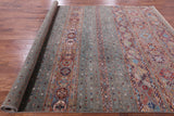 Khorjin Persian Gabbeh Hand Knotted Wool Rug - 9' 3" X 12' 2" - Golden Nile