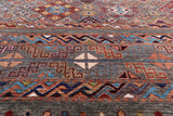 Khorjin Persian Gabbeh Hand Knotted Wool Rug - 9' 3" X 12' 2" - Golden Nile