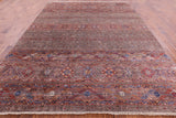 Khorjin Persian Gabbeh Hand Knotted Wool Rug - 9' 0" X 12' 0" - Golden Nile