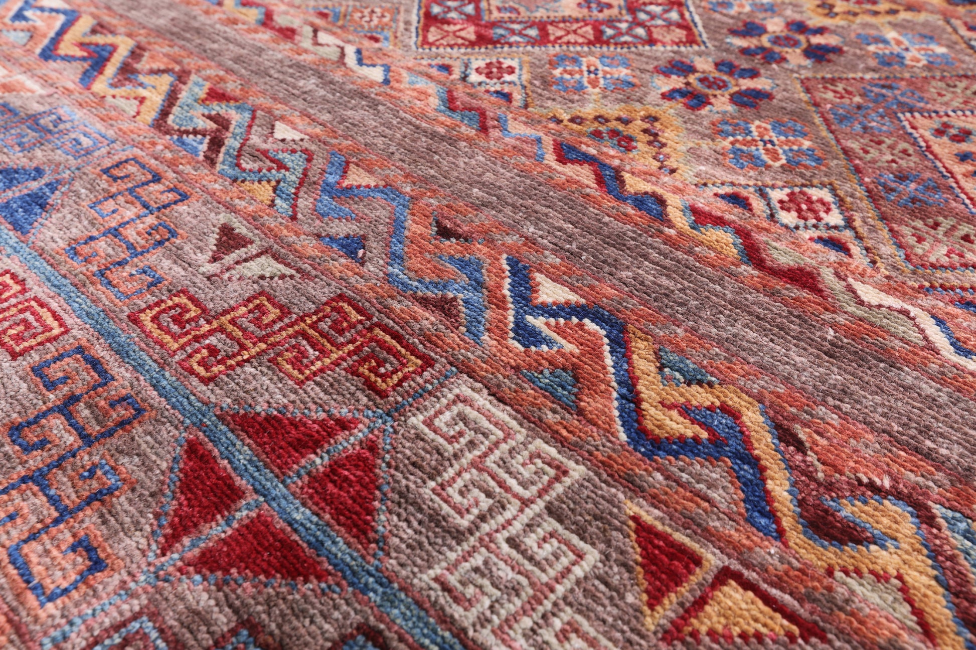 Khorjin Persian Gabbeh Hand Knotted Wool Rug - 9' 0" X 12' 0" - Golden Nile