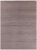 Grey Savannah Grass Hand Knotted Wool & Silk Rug - 9' 1" X 11' 10" - Golden Nile