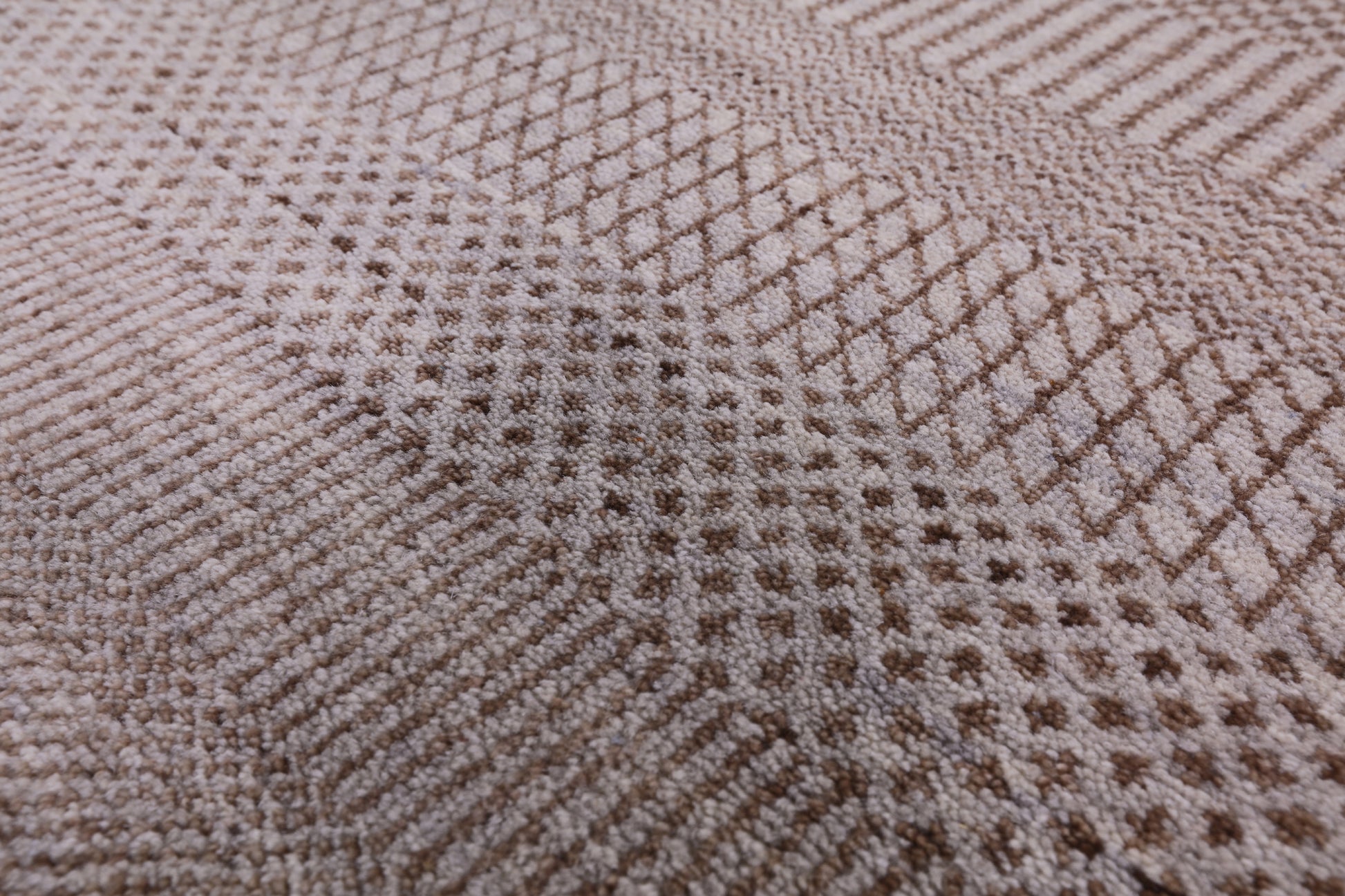 Grey Savannah Grass Hand Knotted Wool & Silk Rug - 9' 1" X 11' 10" - Golden Nile