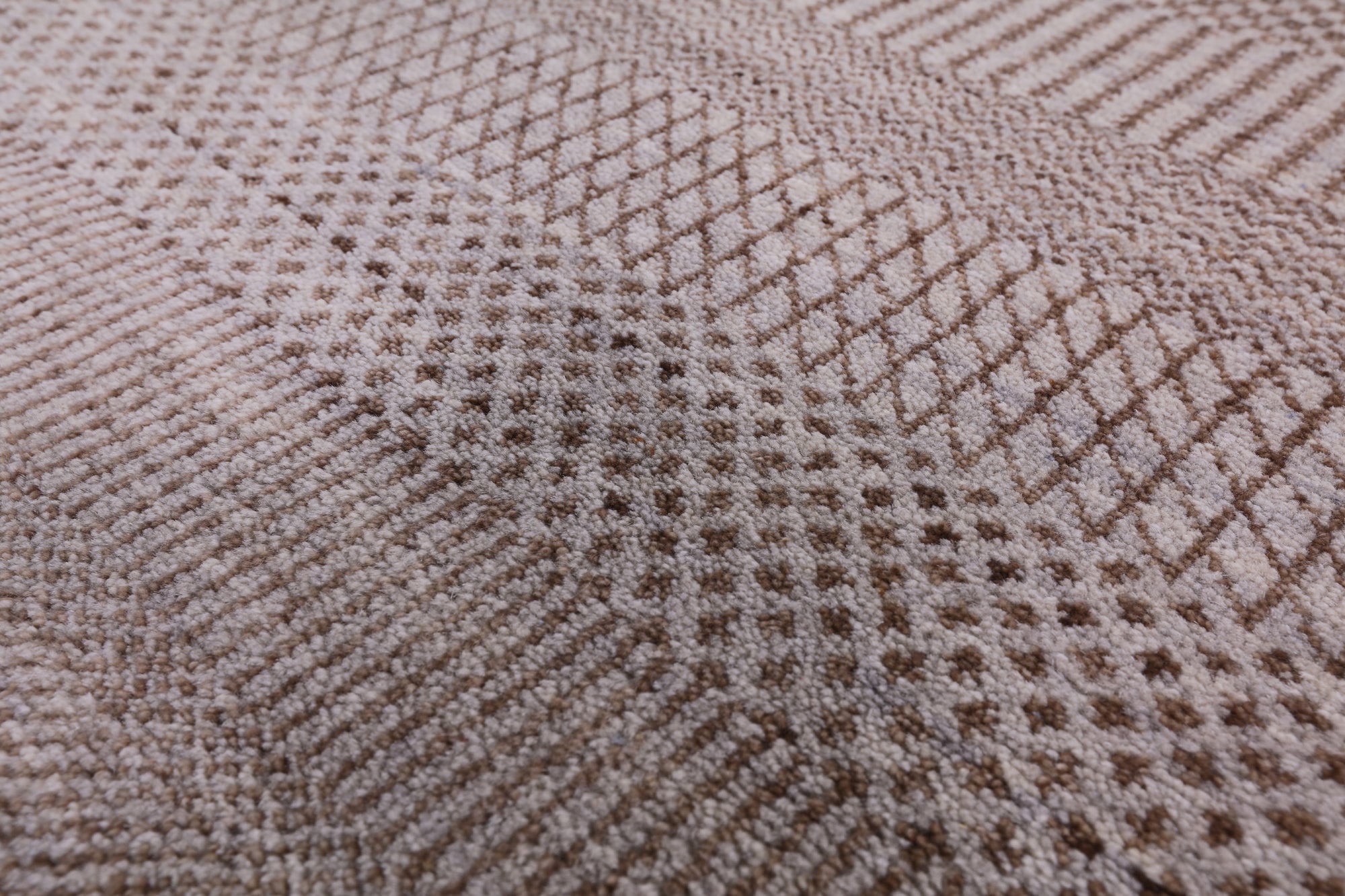 Grey Savannah Grass Hand Knotted Wool & Silk Rug - 9' 1" X 11' 10" - Golden Nile