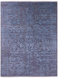 Modern Handmade Wool & Silk Rug - 8' 1" X 10' 4" - Golden Nile