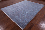 Modern Handmade Wool & Silk Rug - 8' 1" X 10' 4" - Golden Nile