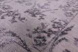 Grey Modern Hand Knotted Wool & Silk Rug - 9' 1" X 11' 10" - Golden Nile