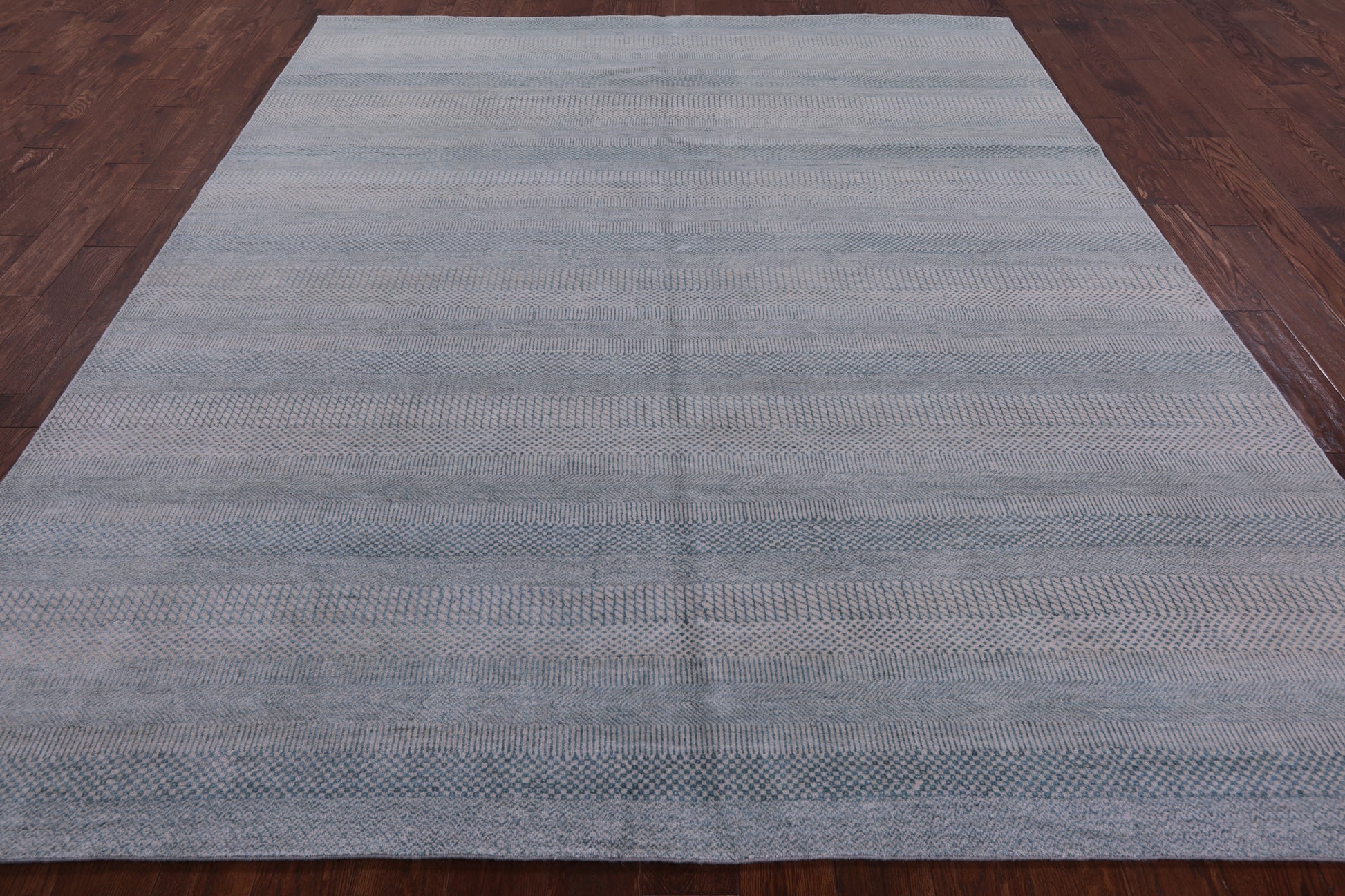 Savannah Grass Handmade Wool & Silk Rug - 8' 2" X 10' 0" - Golden Nile