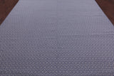 Flat Weave Wool Rug - 9' 1" X 12' 1" - Golden Nile