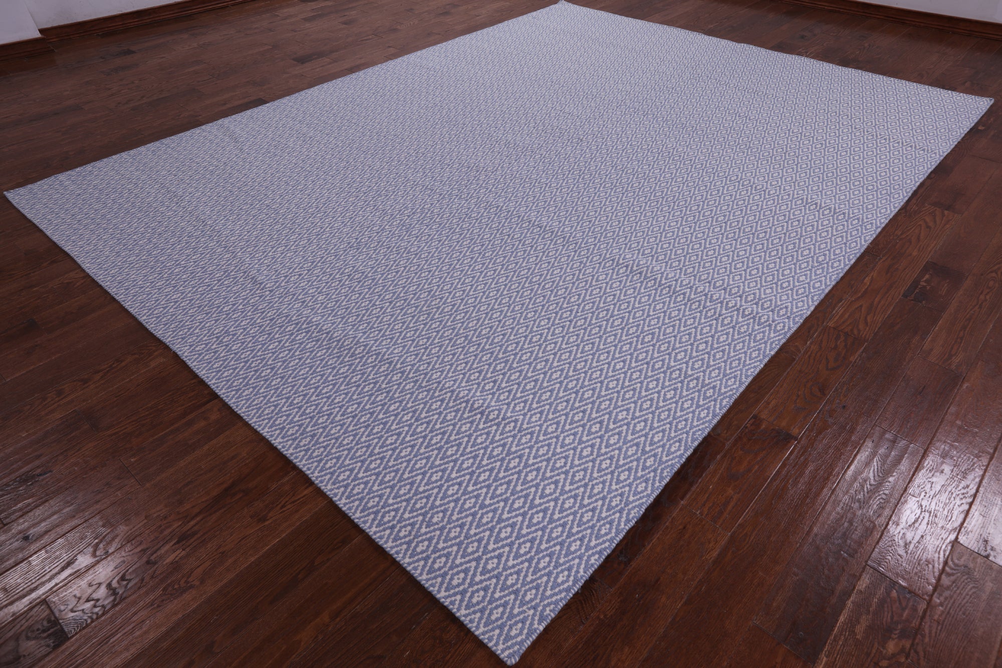 Flat Weave Wool Rug - 9' 1" X 12' 1" - Golden Nile