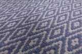 Flat Weave Wool Rug - 9' 1" X 12' 1" - Golden Nile