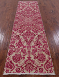 William Morris Handmade Wool Runner Rug - 2' 9" X 10' 4" - Golden Nile