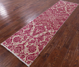 William Morris Handmade Wool Runner Rug - 2' 9" X 10' 4" - Golden Nile