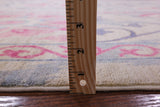 Ivory William Morris Handmade Wool Rug - 9' 1" X 12' 1" - Golden Nile