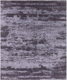 Abstract Contemporary Handmade Wool & Silk Rug - 8' 2" X 9' 10" - Golden Nile