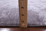 Abstract Contemporary Handmade Wool & Silk Rug - 8' 2" X 9' 10" - Golden Nile