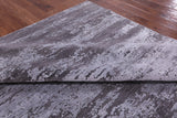 Abstract Contemporary Handmade Wool & Silk Rug - 8' 2" X 9' 10" - Golden Nile