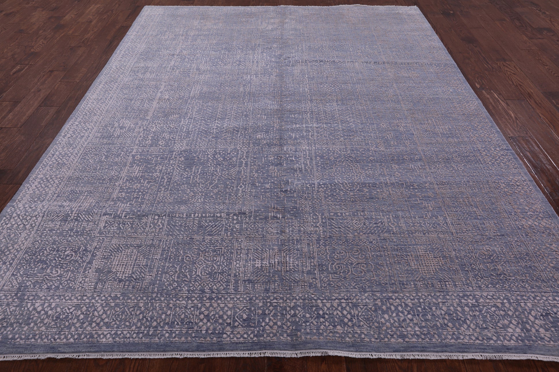 Modern Handmade Wool Rug - 8' 0" X 10' 0" - Golden Nile