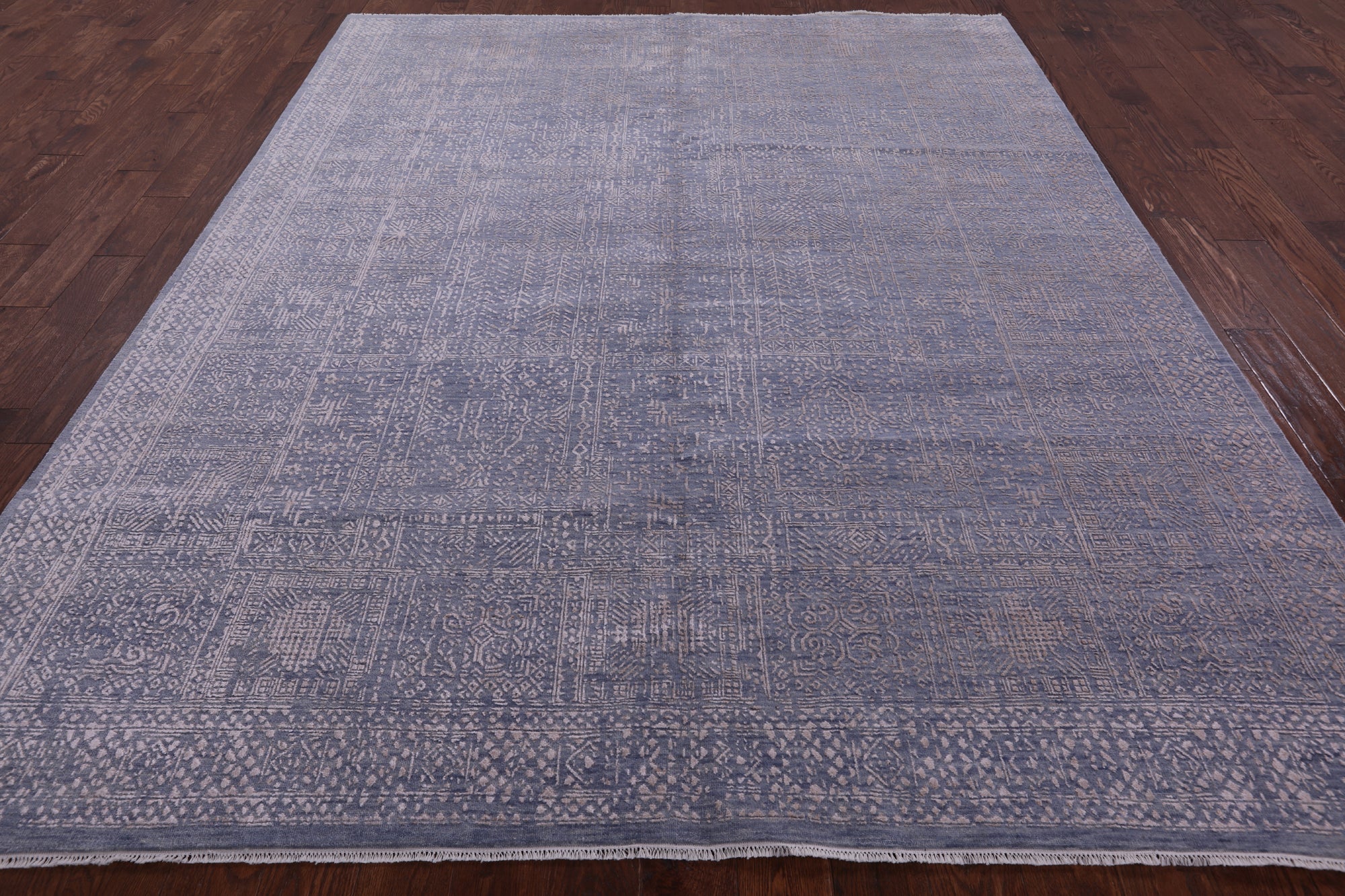 Modern Handmade Wool Rug - 8' 0" X 10' 0" - Golden Nile
