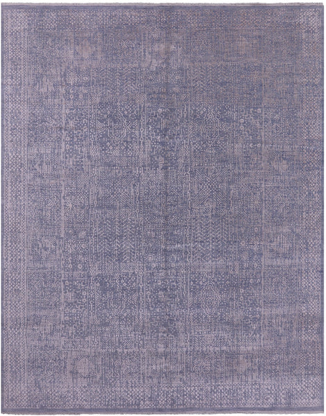 Modern Handmade Wool Rug - 8' 0" X 10' 0" - Golden Nile
