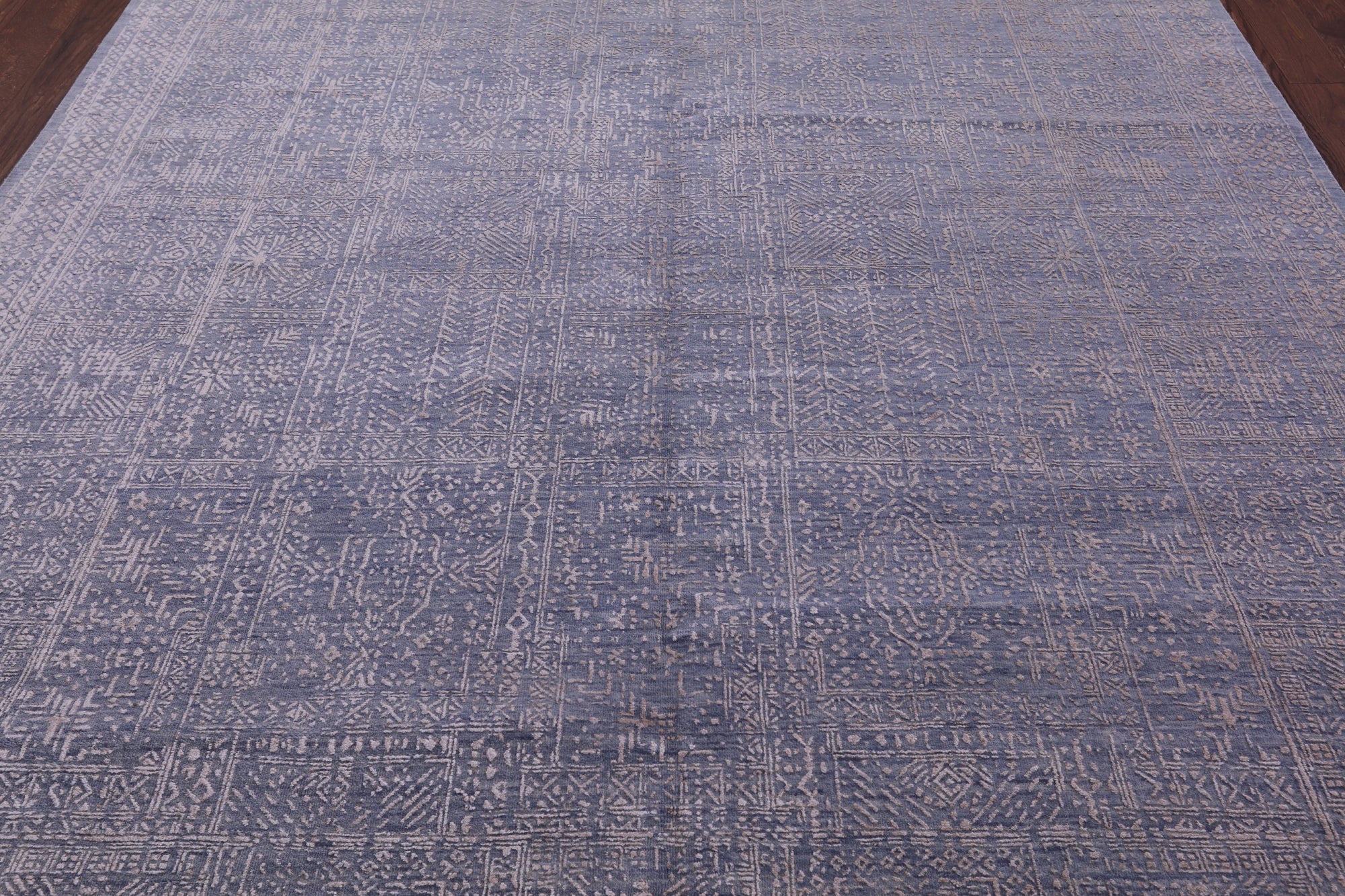 Modern Handmade Wool Rug - 8' 0" X 10' 0" - Golden Nile