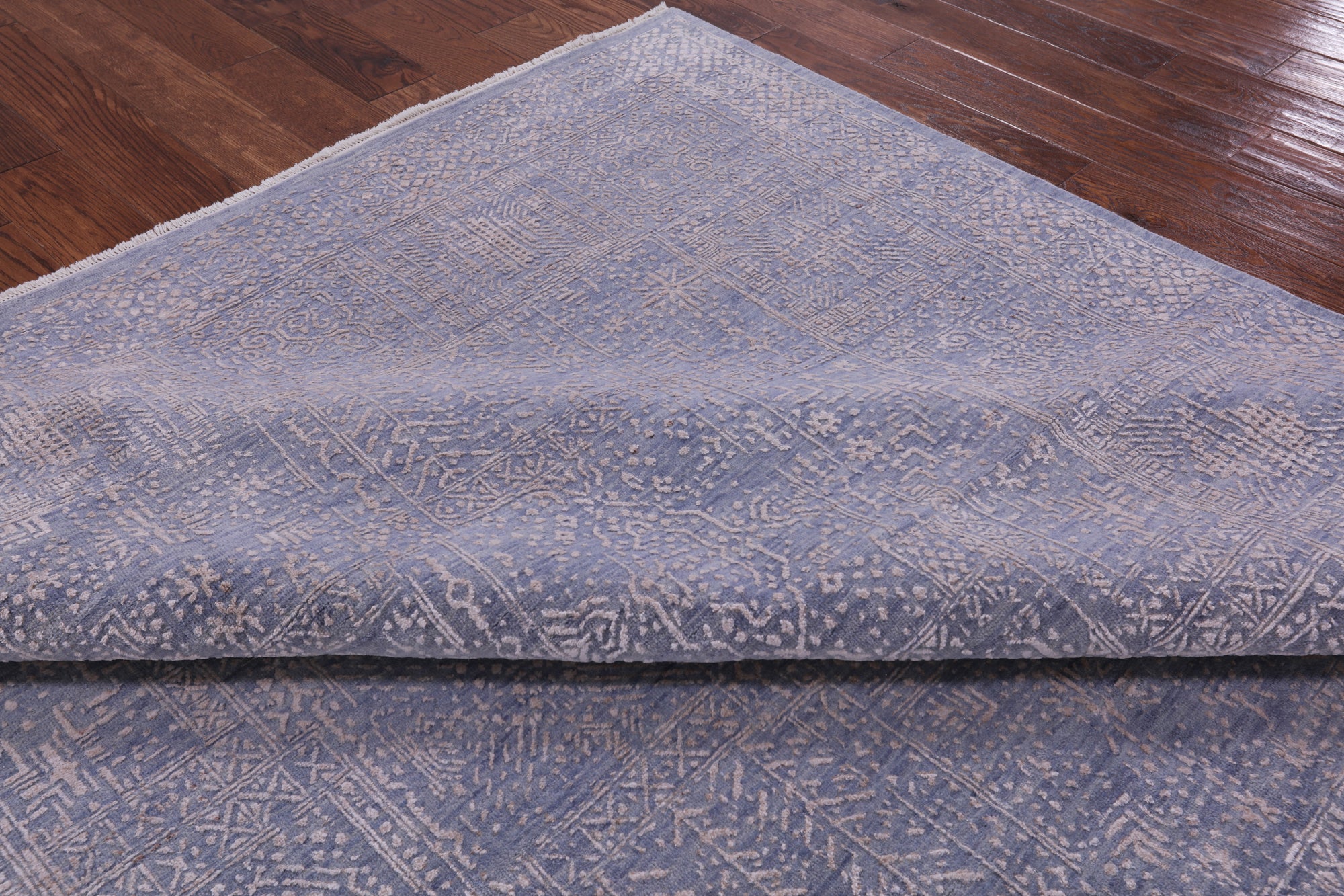 Modern Handmade Wool Rug - 8' 0" X 10' 0" - Golden Nile