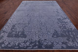 Modern Hand Knotted Wool & Silk Rug - 9' 1" X 12' 2" - Golden Nile
