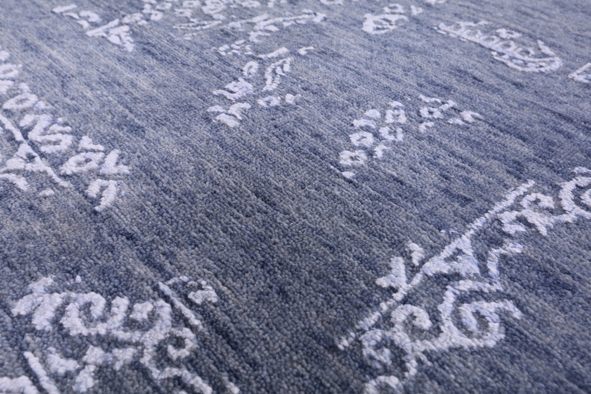 Modern Hand Knotted Wool & Silk Rug - 9' 1" X 12' 2" - Golden Nile