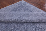 Modern Hand Knotted Wool & Silk Rug - 9' 1" X 12' 2" - Golden Nile