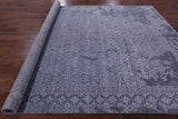 Modern Hand Knotted Wool & Silk Rug - 9' 1" X 12' 2" - Golden Nile