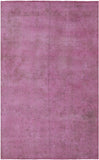 Pink Persian Overdyed Hand Knotted Wool Rug - 5' 9" X 9' 1" - Golden Nile