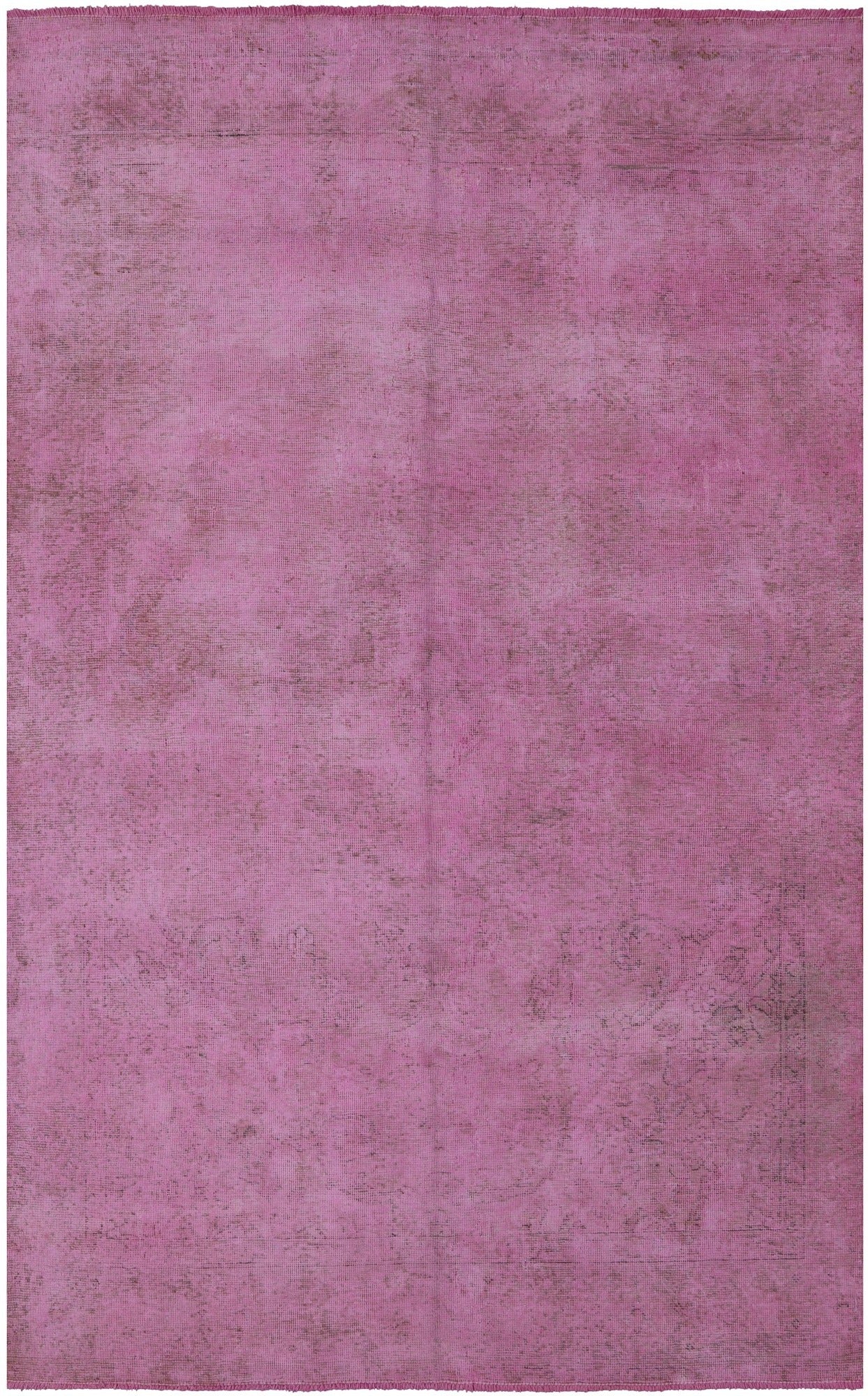 Pink Persian Overdyed Hand Knotted Wool Rug - 5' 9" X 9' 1" - Golden Nile
