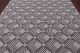 Flat Weave Wool Rug - 8' 1" X 10' 1" - Golden Nile