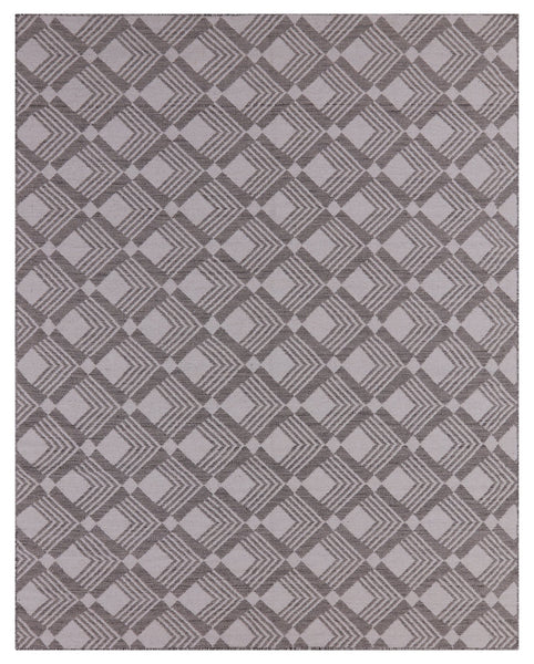 Flat Weave Wool Rug - 8' 1" X 10' 1" - Golden Nile