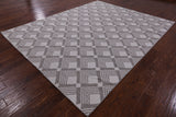 Flat Weave Wool Rug - 8' 1" X 10' 1" - Golden Nile