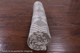 Flat Weave Wool Rug - 8' 1" X 10' 1" - Golden Nile