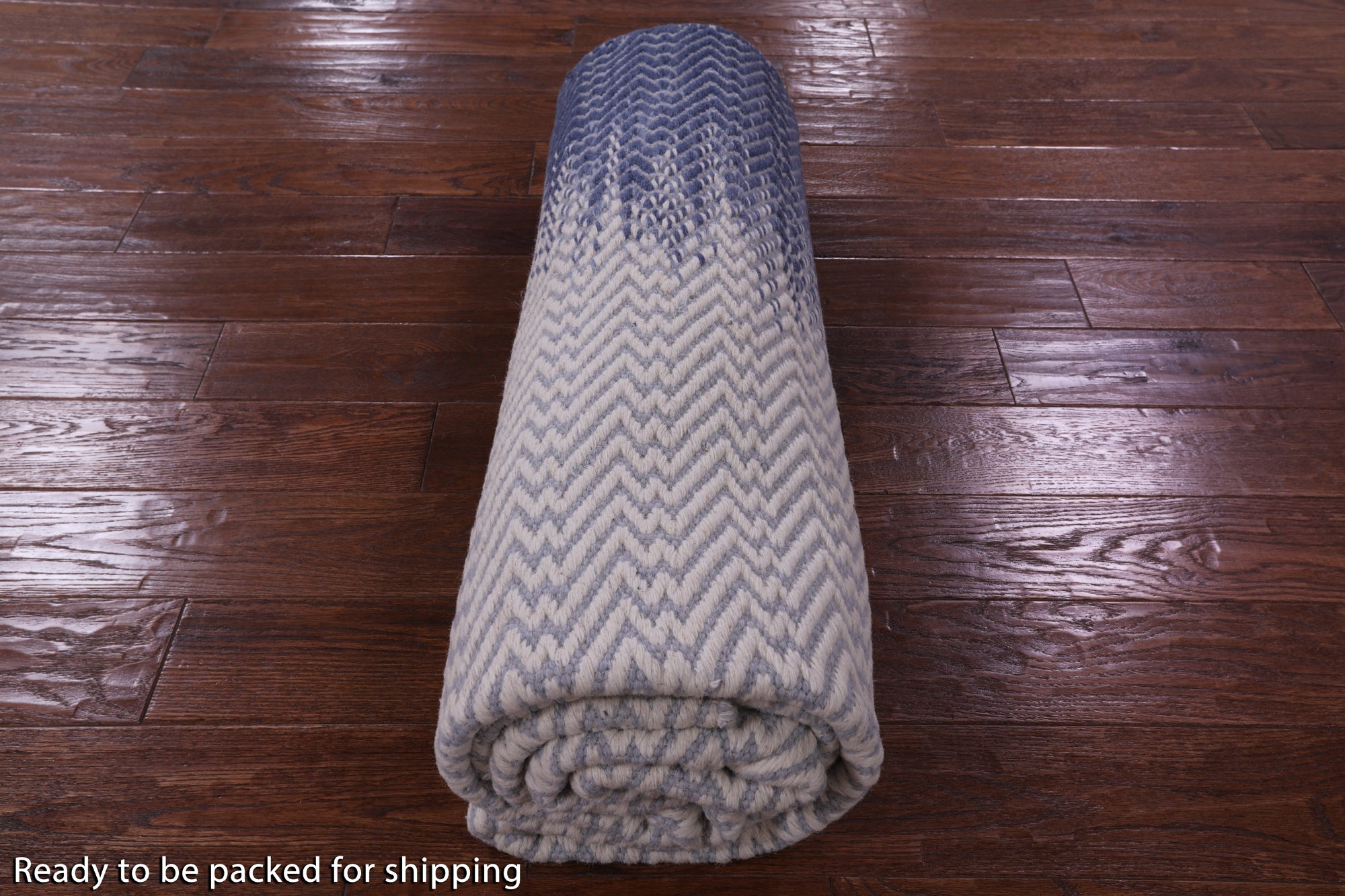 Flat Weave Wool Rug - 6' 1" X 9' 1" - Golden Nile