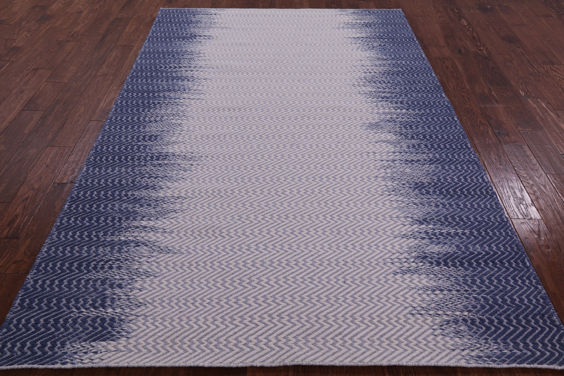 Flat Weave Wool Rug - 6' 1" X 9' 1" - Golden Nile