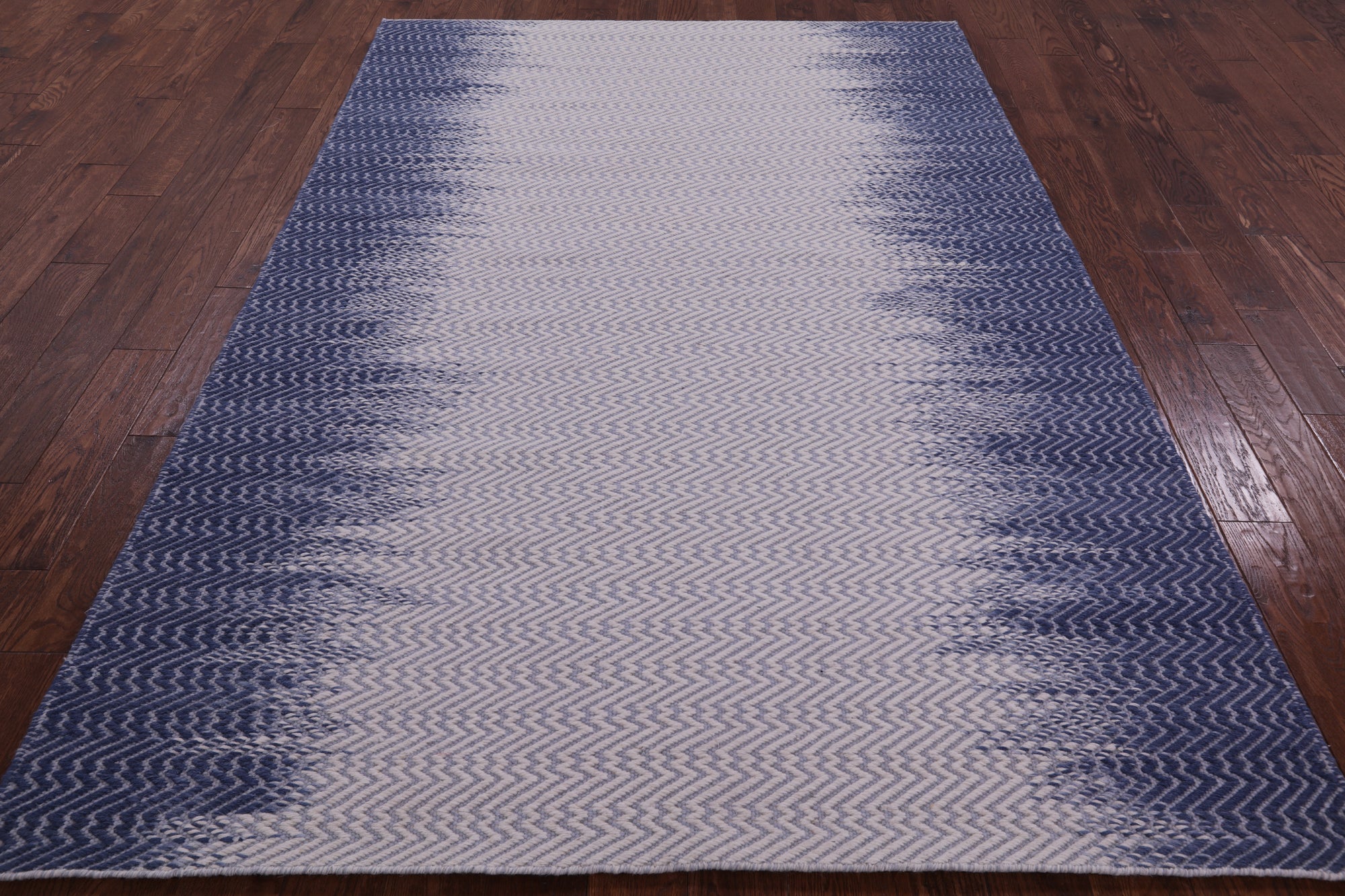 Flat Weave Wool Rug - 6' 1" X 9' 1" - Golden Nile