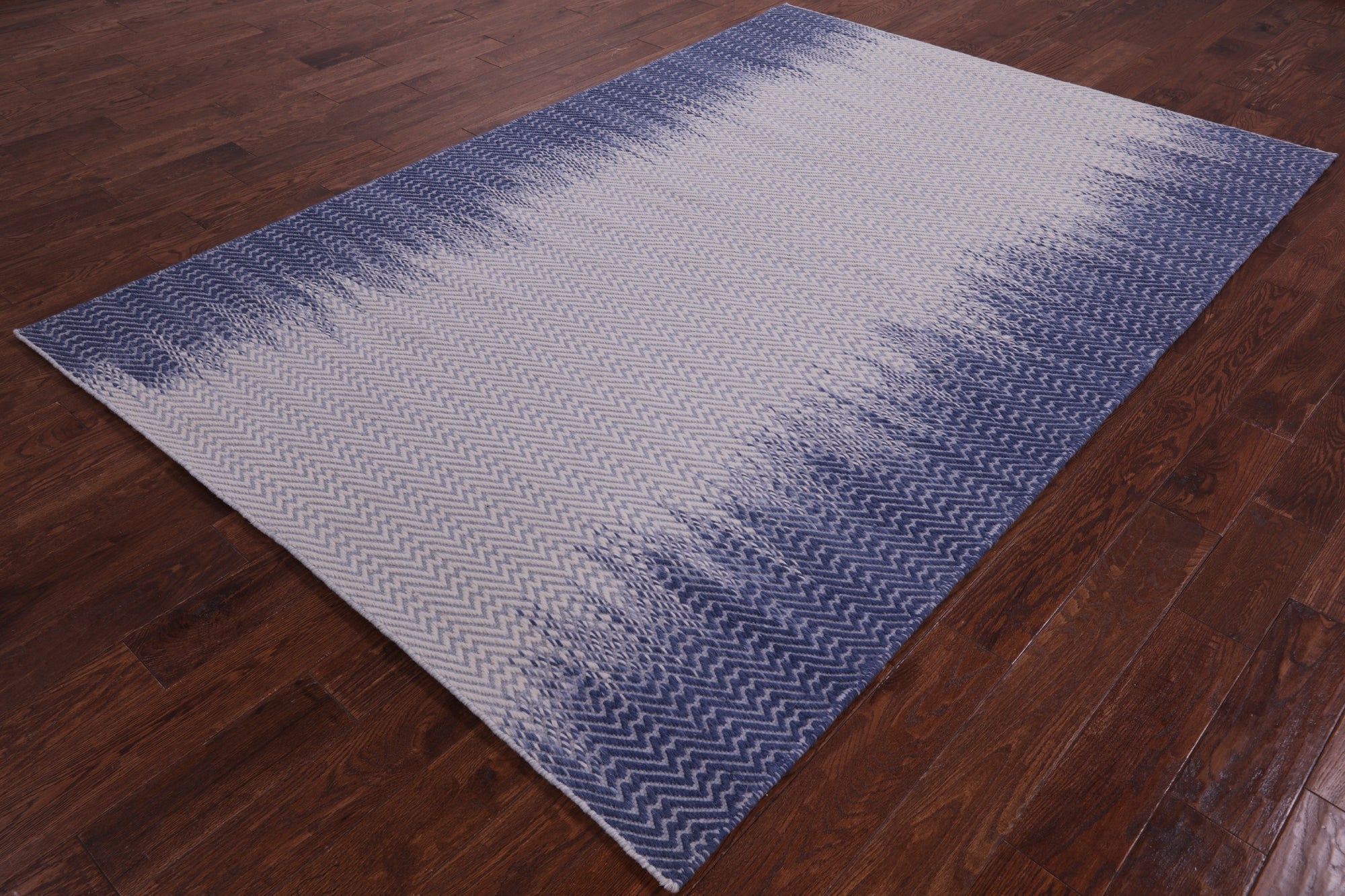 Flat Weave Wool Rug - 6' 1" X 9' 1" - Golden Nile