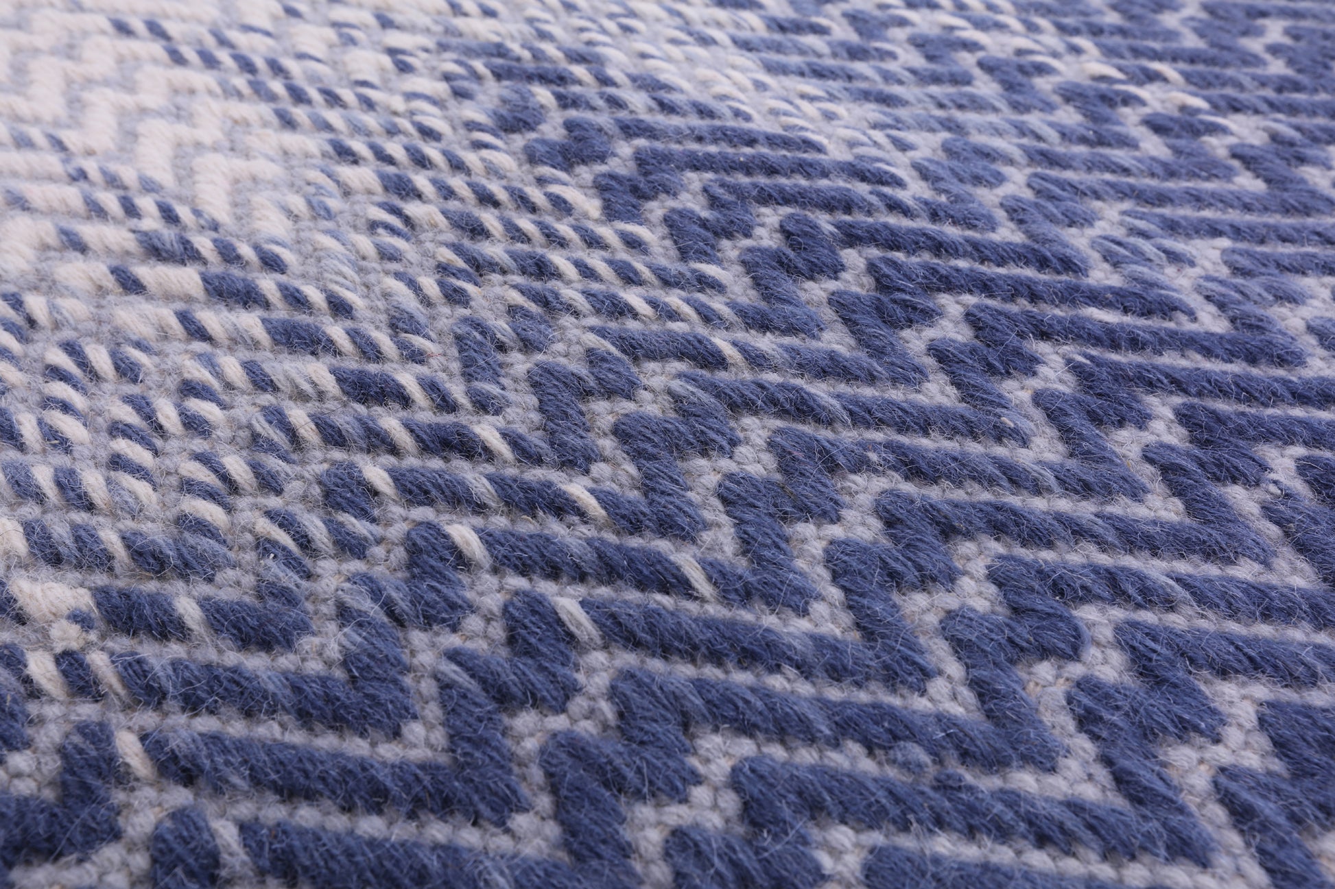 Flat Weave Wool Rug - 6' 1" X 9' 1" - Golden Nile