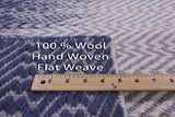 Flat Weave Wool Rug - 6' 1" X 9' 1" - Golden Nile