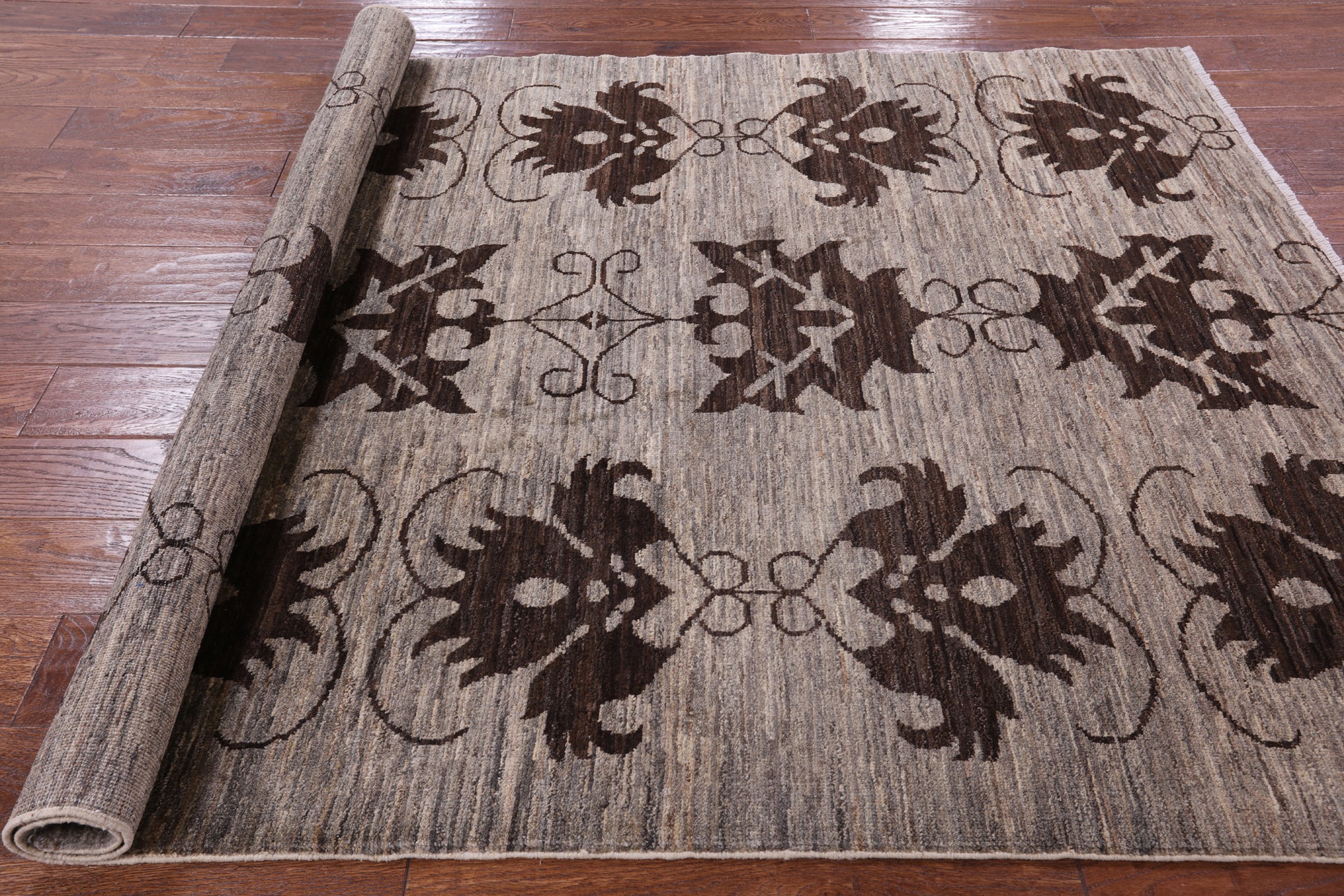 Tribal Persian Gabbeh Handmade Wool Rug - 4' 10" X 6' 5" - Golden Nile