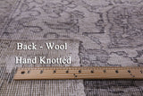 Ivory Persian Vintage White Wash Hand Knotted Wool Rug - 9' 6" X 12' 11" - Golden Nile