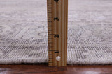 Ivory Persian Vintage White Wash Hand Knotted Wool Rug - 9' 6" X 12' 11" - Golden Nile