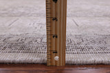 Ivory Persian Vintage White Wash Handmade Wool Rug - 9' 6" X 12' 1" - Golden Nile