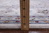 Ivory Persian Nain Hand Knotted Wool & Silk Rug - 8' 9" X 12' 5" - Golden Nile