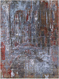 Modern Hand Knotted Wool & Silk Rug - 9' 1" X 12' 2" - Golden Nile