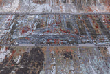 Modern Hand Knotted Wool & Silk Rug - 9' 1" X 12' 2" - Golden Nile